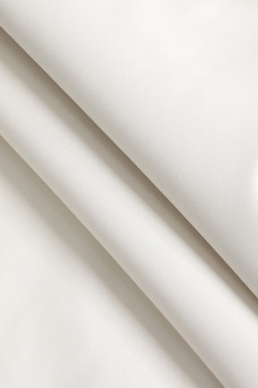 Pantalon palazzo blanc effet satiné lune