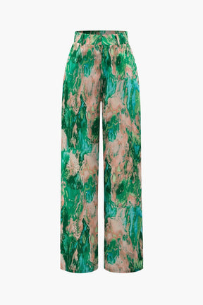 Pantalon ample marbre étoile