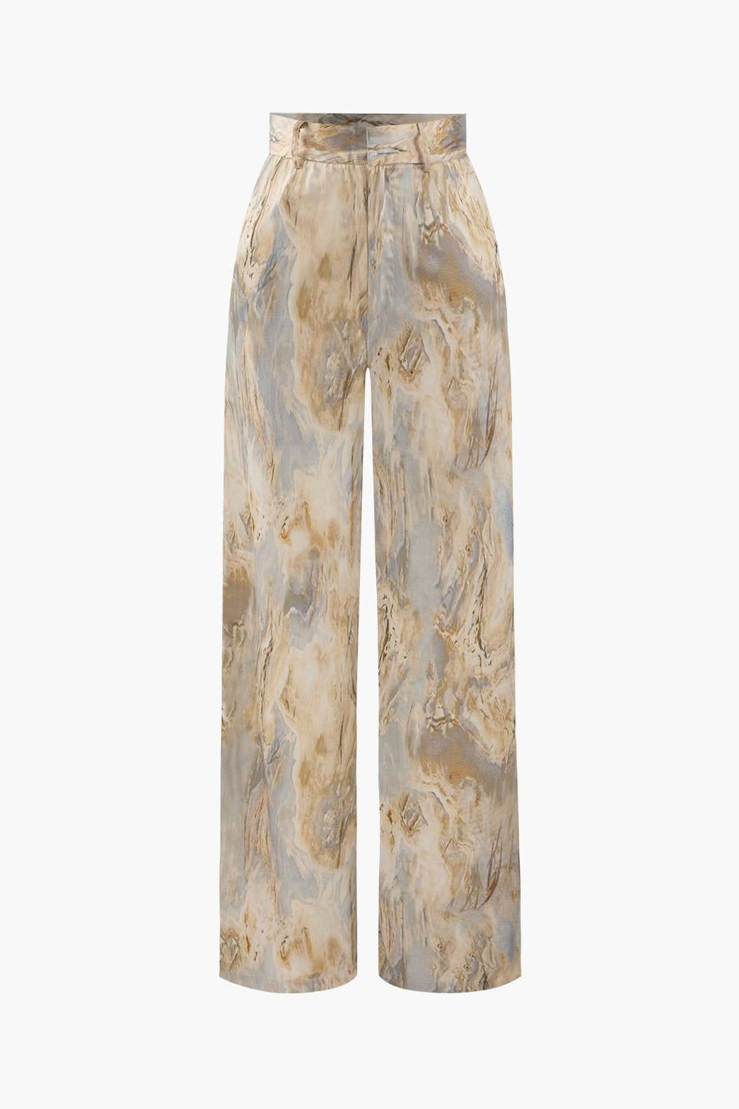 Pantalon fluide marbre lune