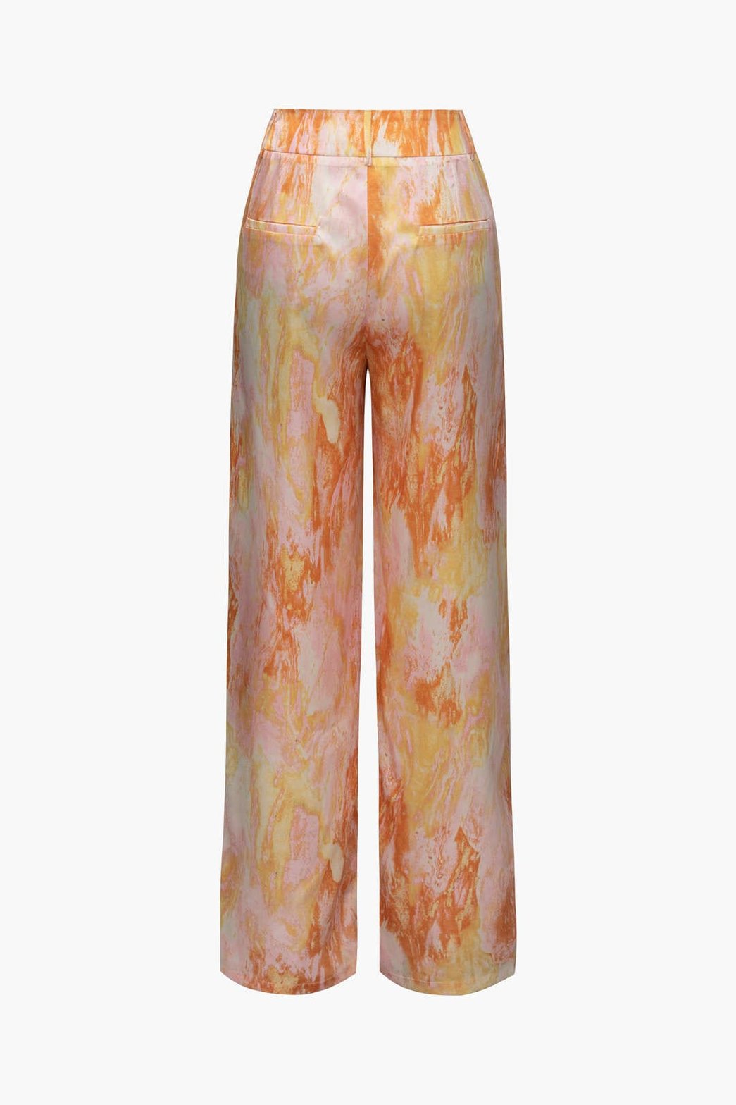 Pantalon Large Effet Marbre