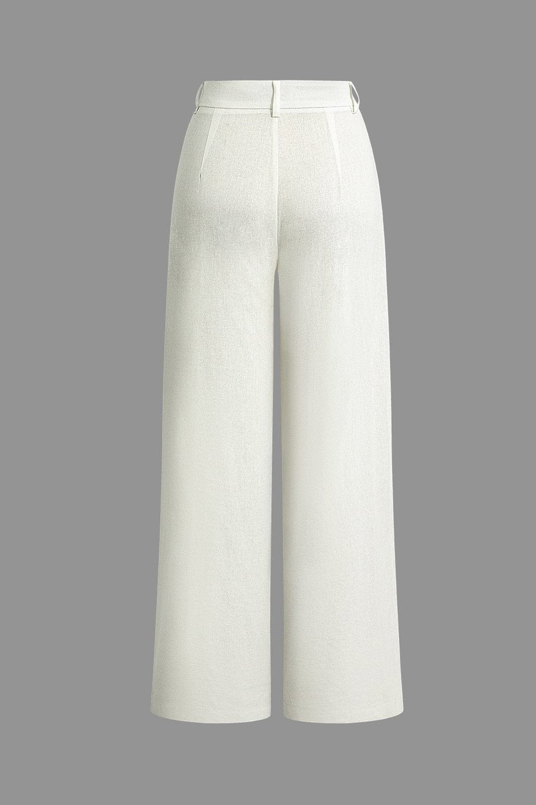 Pantalon en lin asymétrique plage