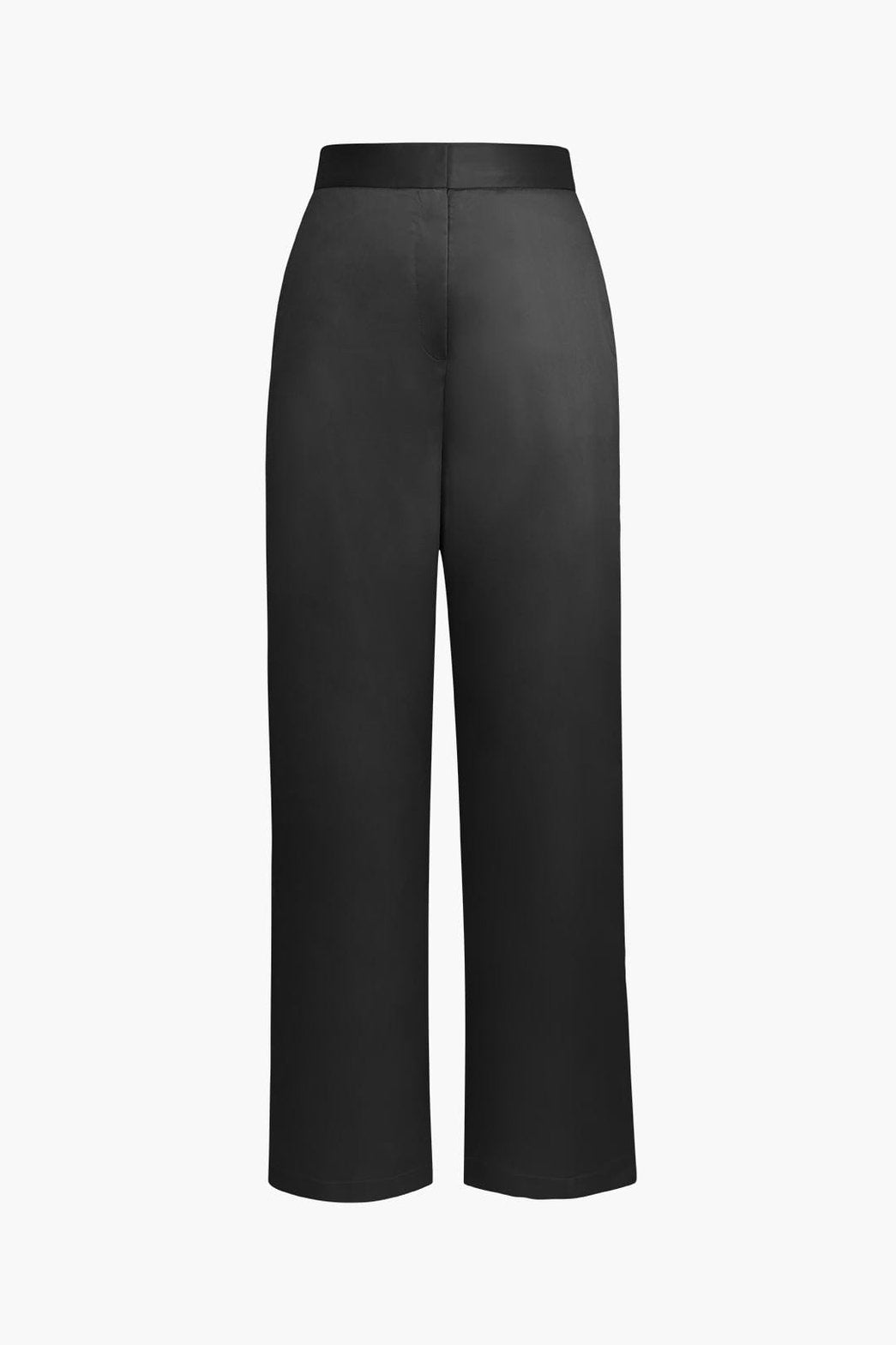 Pantalon satin jaune vue côté rayon