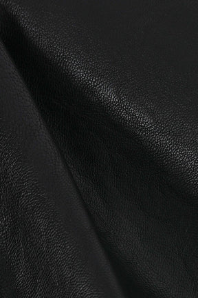 Pantalon simili cuir noir détail ceinture nuage