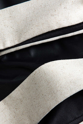 Pantalon similicuir détail revers contrasté étoile