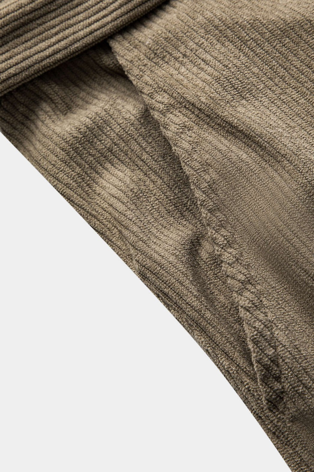Pantalon large velours côtelé beige liberté