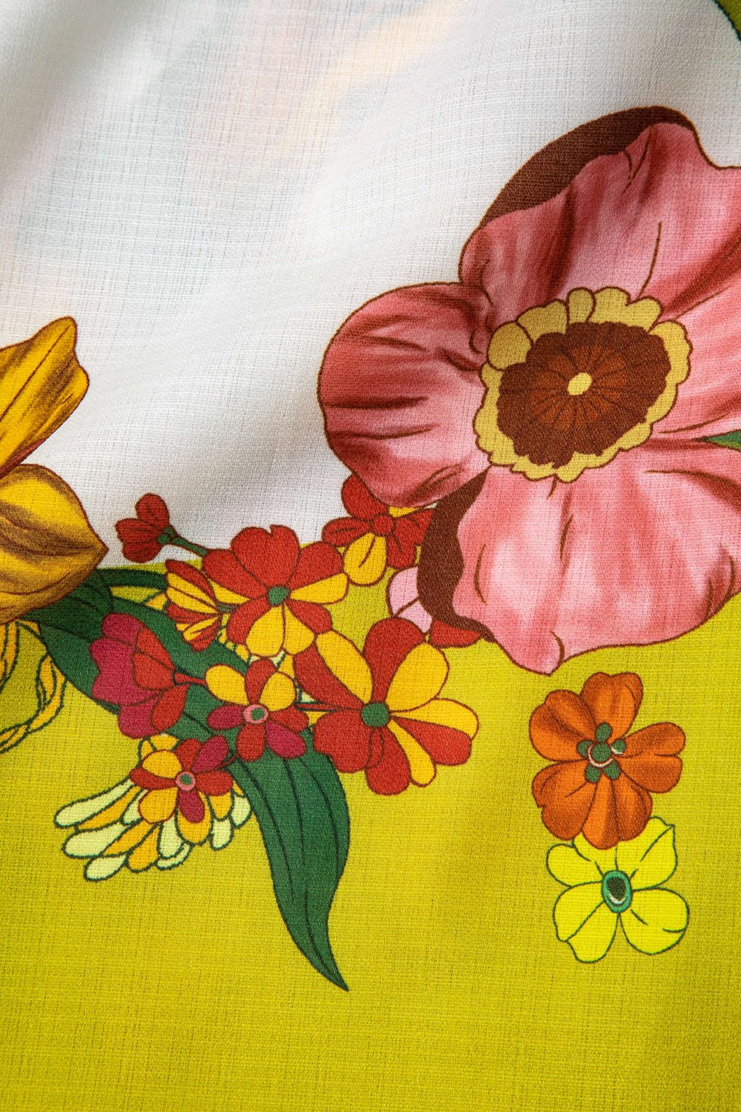 Pantalon large à imprimé fleurs printemps