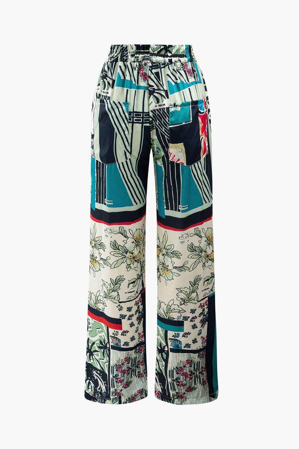 Pantalon large porté casual nuage