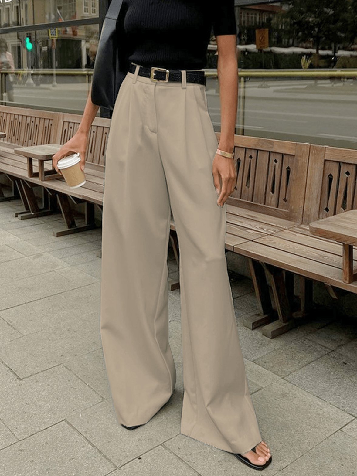 Pantalon blanc coupe ample rêve