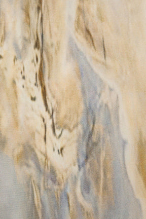 Pantalon Large Élégant à Motif Marbré