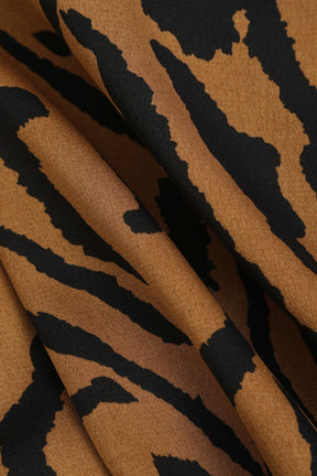 Pantalon palazzo imprimé zébré vue complète pluie