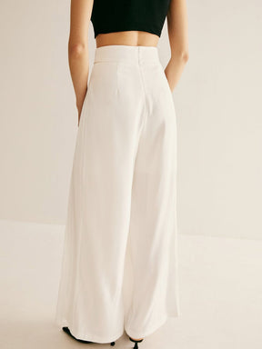 Pantalon fluide transparent danse