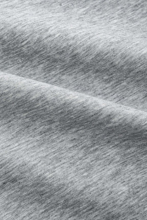 Pantalon large plissé gris détail taille zen