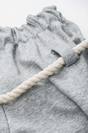 Pantalon large plissé gris vue de dos harmonie
