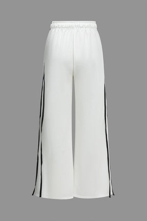Pantalon fluide blanc décontracté liberté
