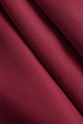 Pantalon sport bordeaux détail nœud lune
