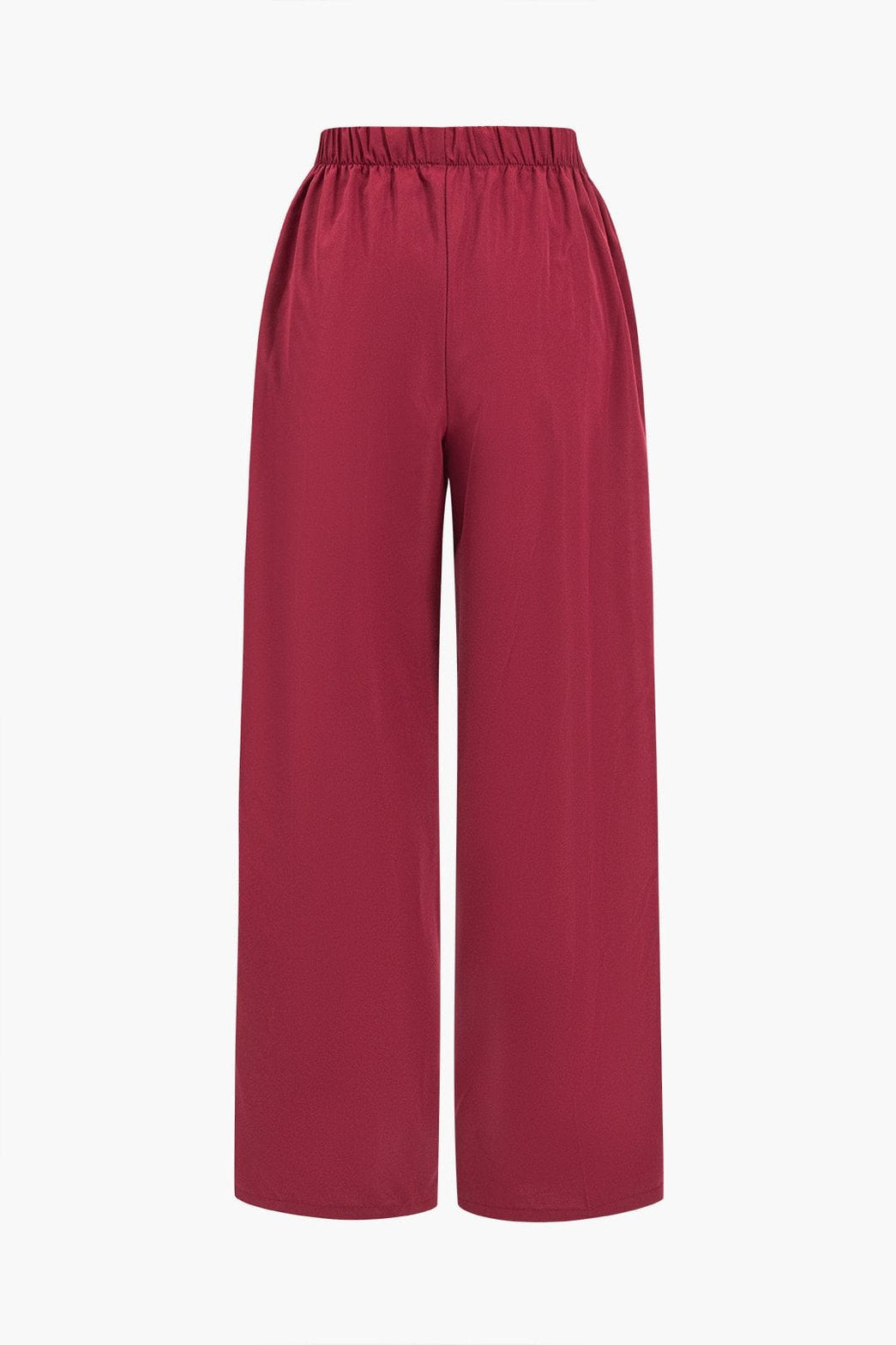 Pantalon sport bordeaux vue latérale étoile