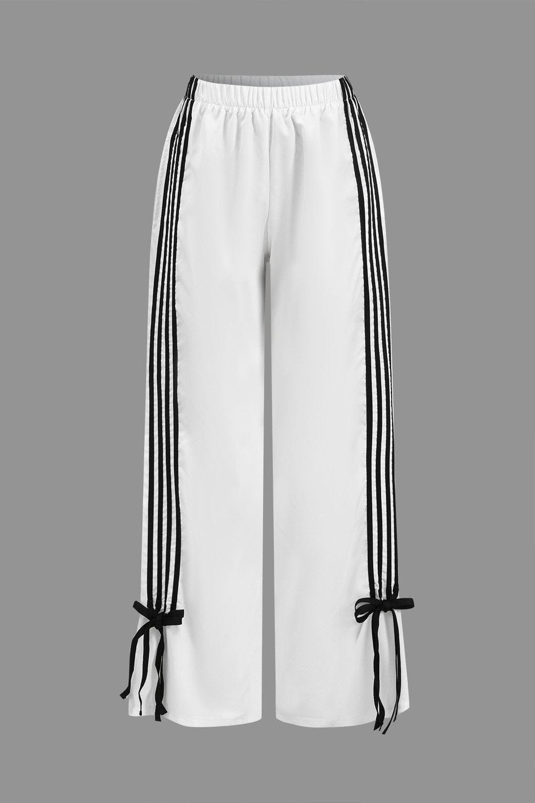 Pantalon sport bordeaux détail bande pluie