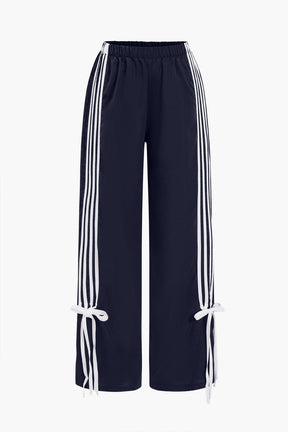 Pantalon sport bordeaux vue style plage