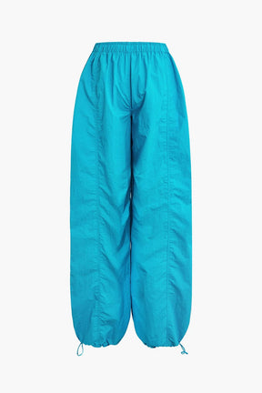 Pantalon sportif avec cordon océan