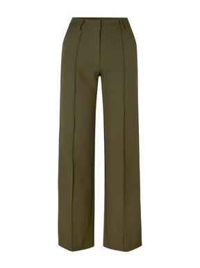 Pantalon Large Taille Haute Élégant