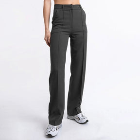 Pantalon Large Taille Haute Élégant