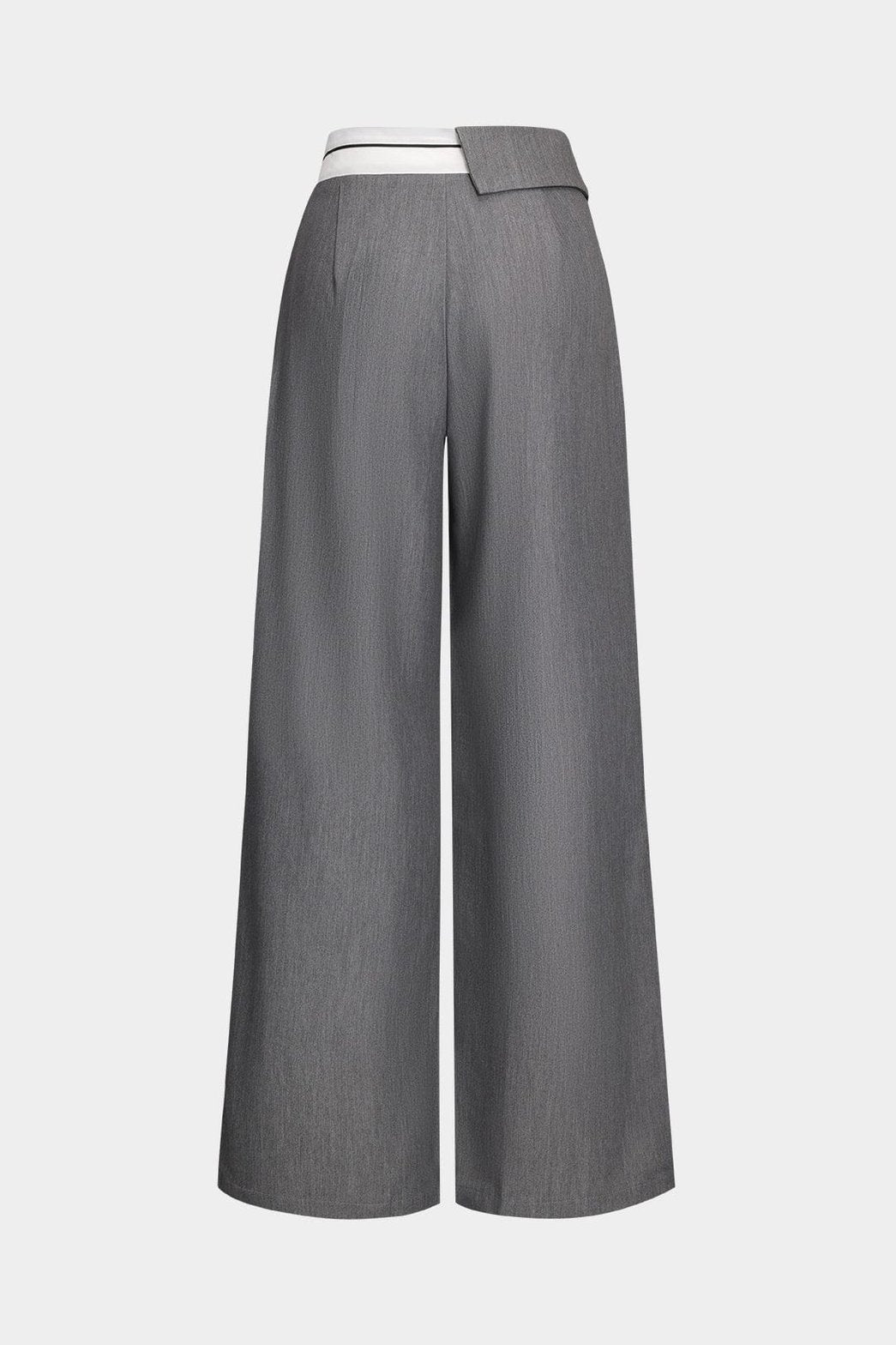 Pantalon ample gris pour femme douceur