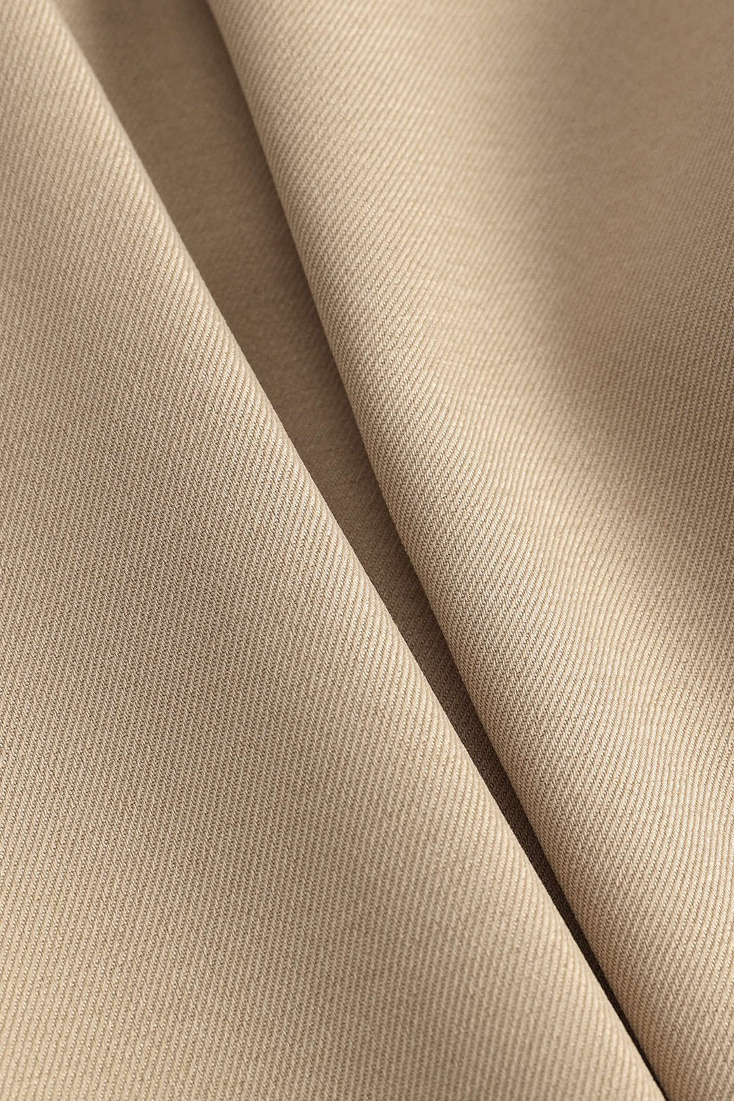 Pantalon large à plis beige chic étoile
