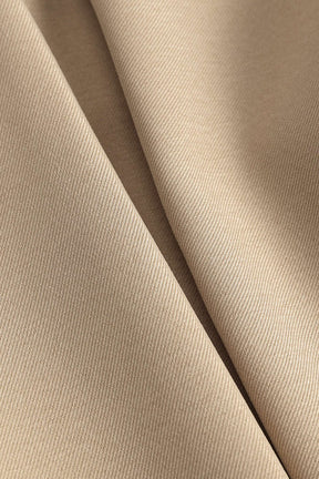 Pantalon large à plis beige chic étoile