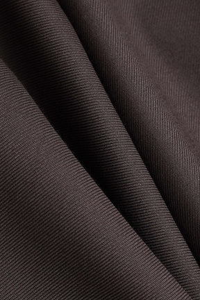 Pantalon large asymétrique marron vue dos étoile