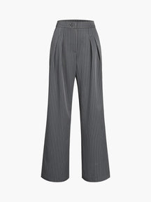 Pantalon tailleur large tendance zen