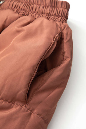 Pantalon matelassé terracotta vue détail poche nuage
