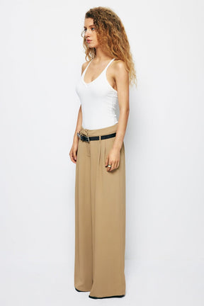Pantalon palazzo professionnel nuage