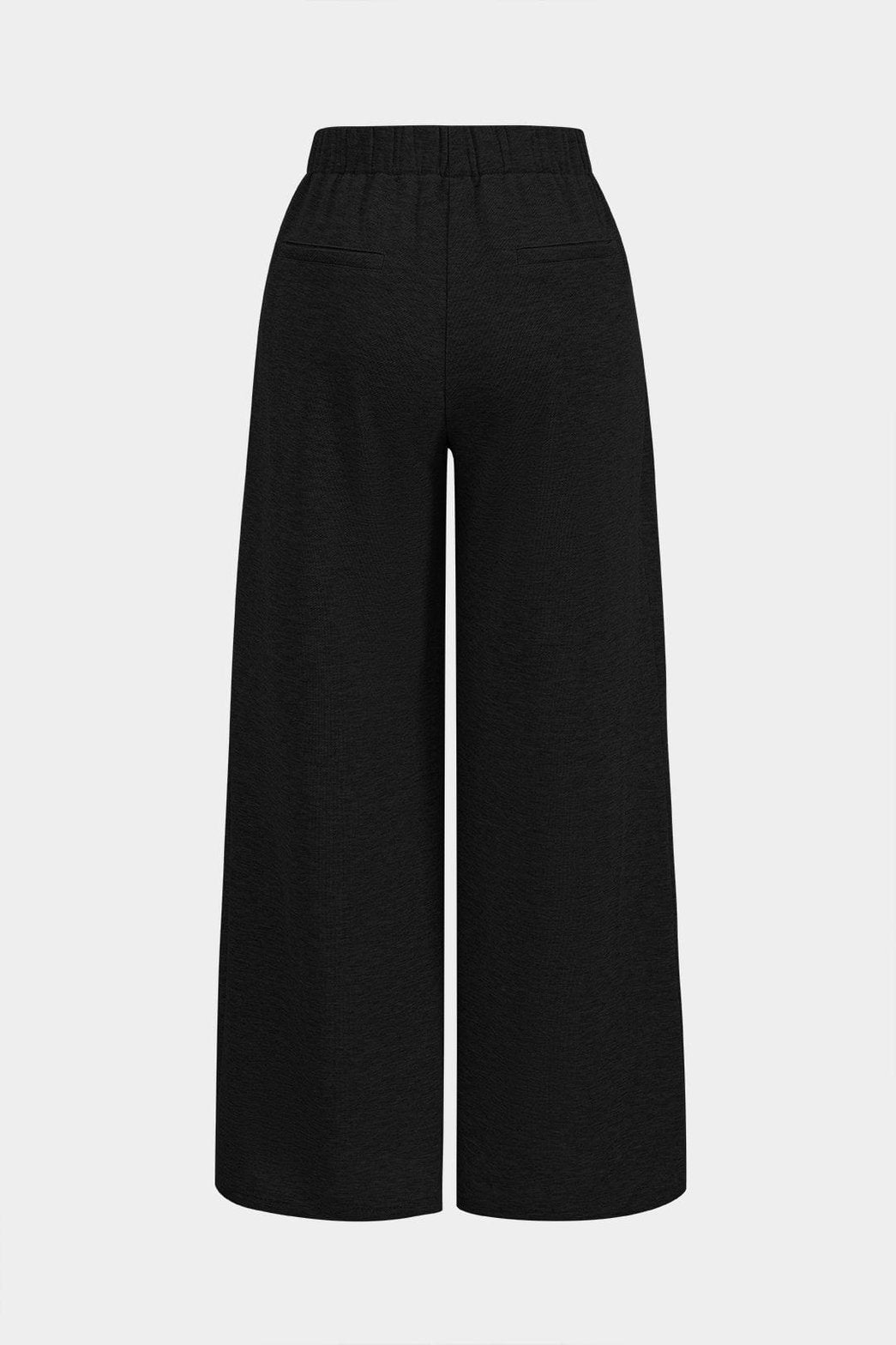 Pantalon large casual gris pluie