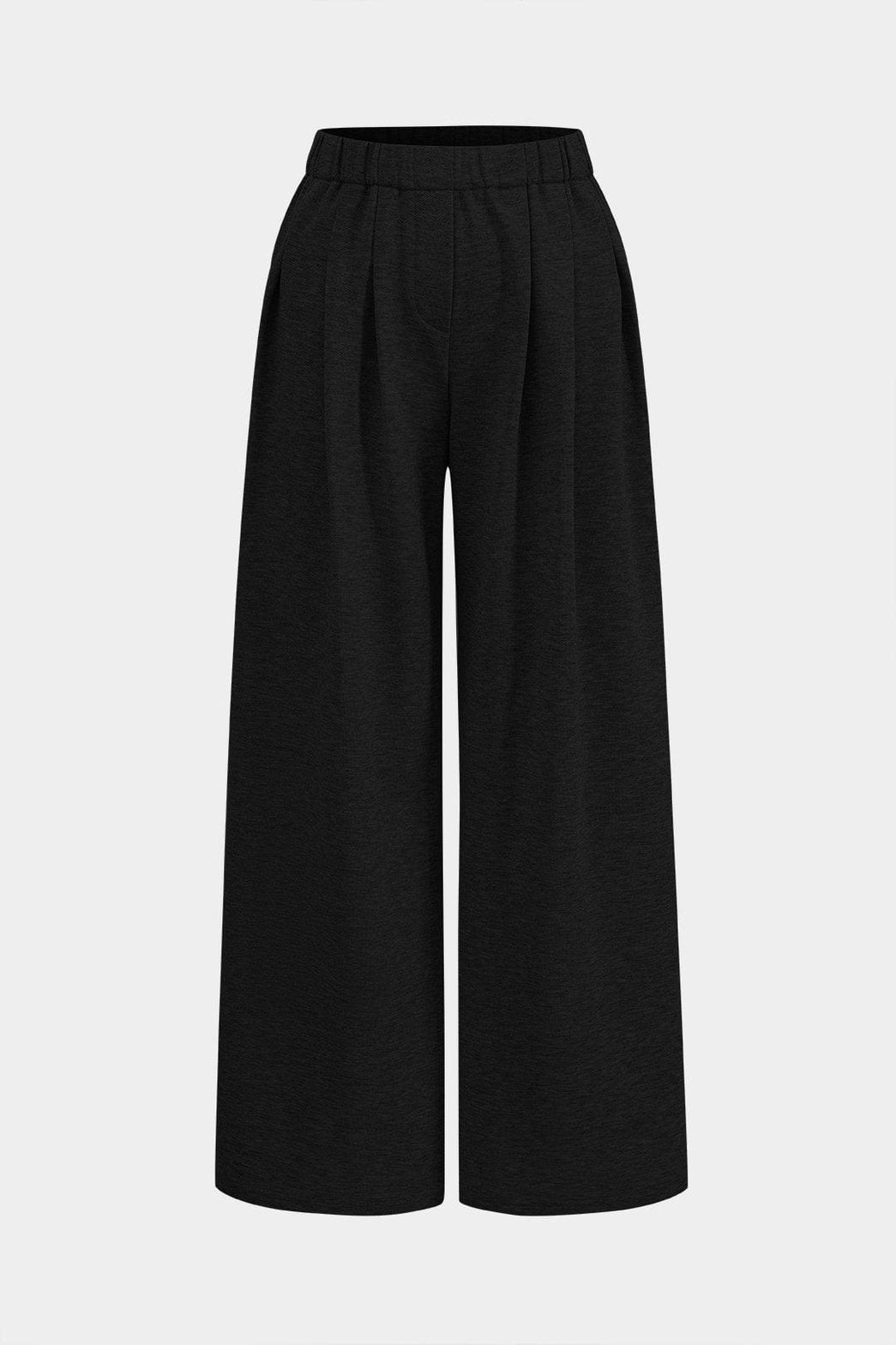 Pantalon ample décontracté gris vent