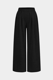Pantalon ample décontracté gris vent