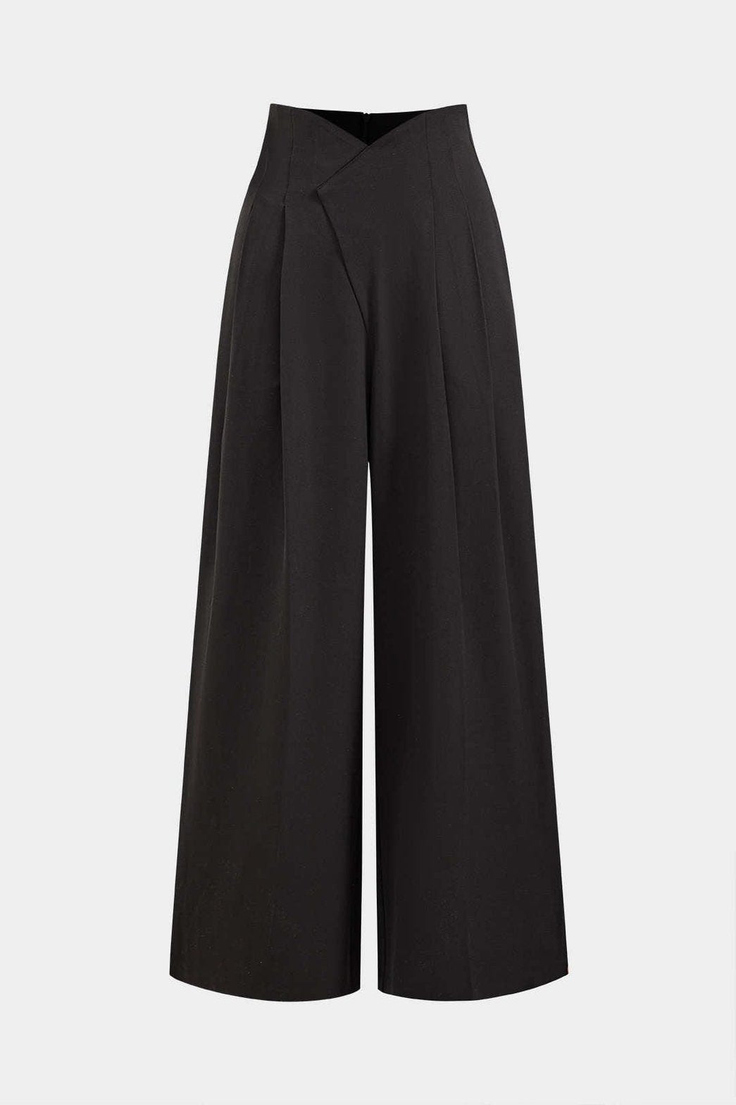 Pantalon large taille haute nuage