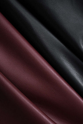Vue de profil du pantalon bicolore ajusté arc-en-ciel