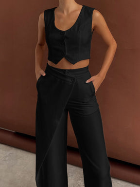 Pantalon blanc coupe élégante raffinement