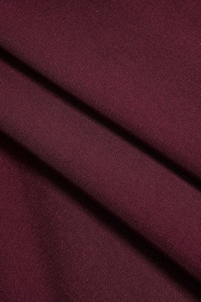 Pantalon coupe droite bordeaux grâce