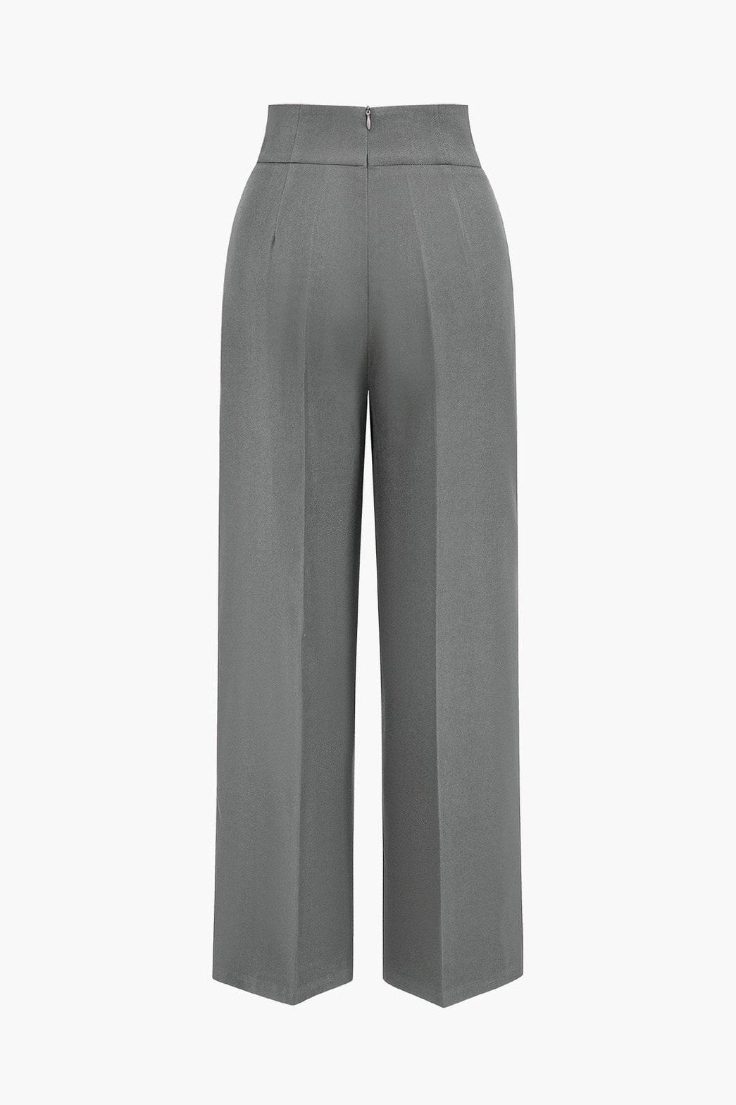 Pantalon taille haute bordeaux allure