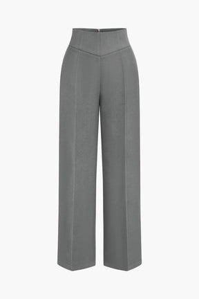 Pantalon classique bordeaux raffinement