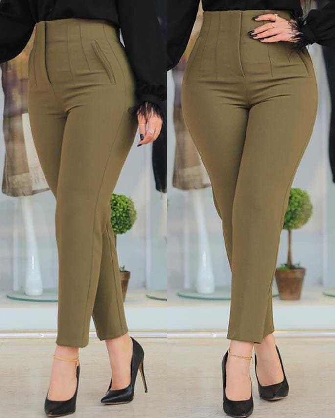 Pantalon classique taille haute liberté