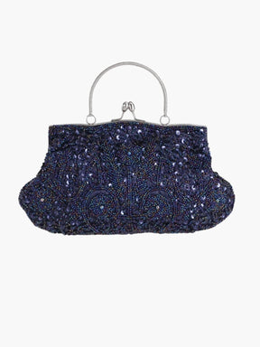 Pochette cocktail dorée dentelle
