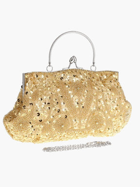 Sac de soirée doré perle