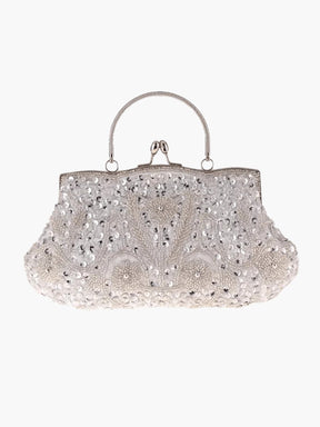 Pochette élégante dorée ruban