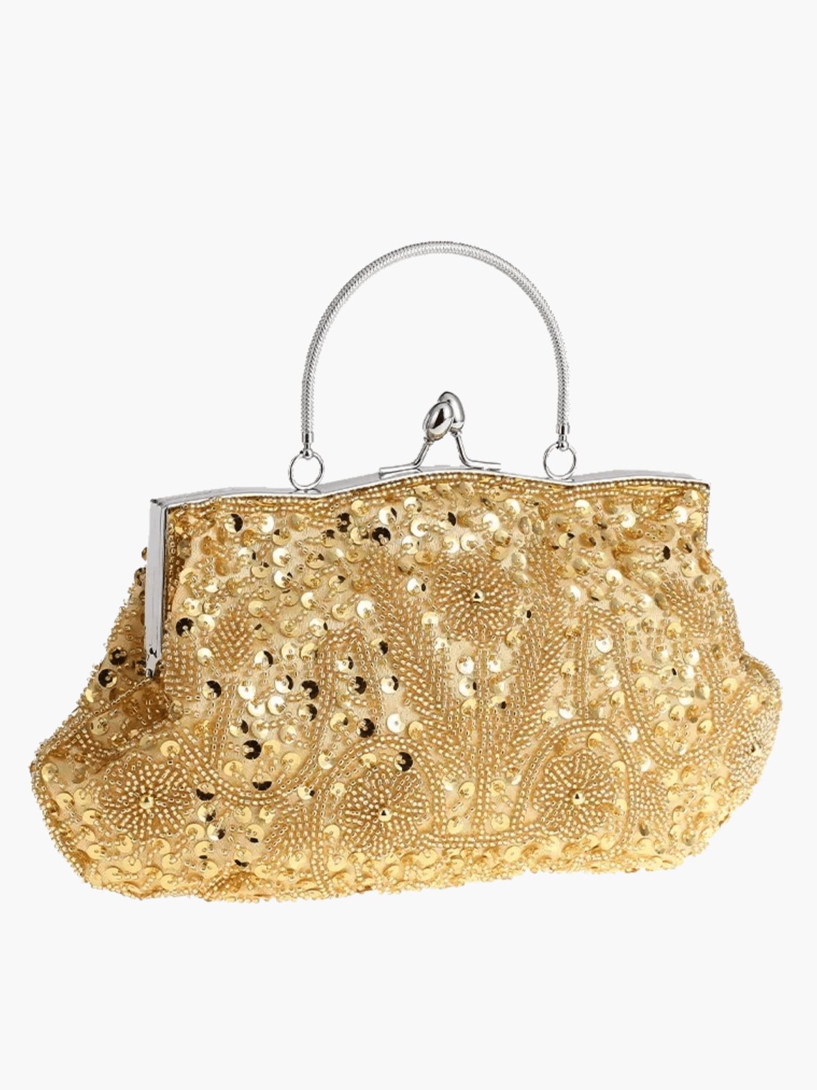 Pochette de soirée détails cristal