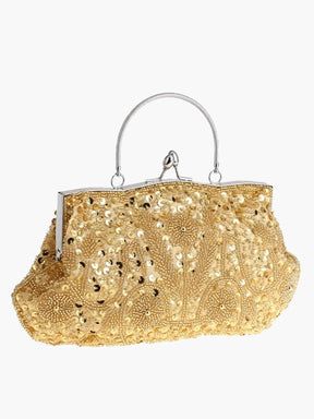 Pochette de soirée détails cristal