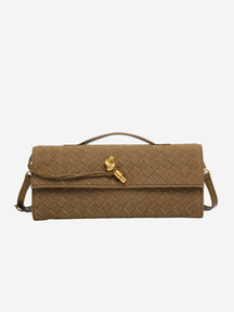 Pochette en daim vue d'ensemble rêverie