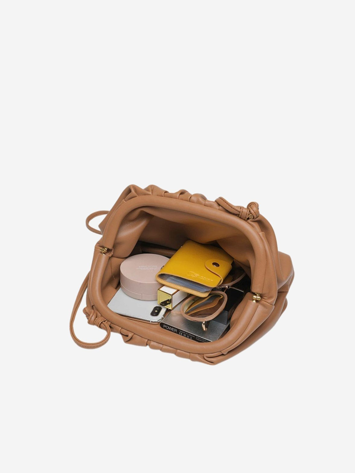 Pochette Luna look casual jade