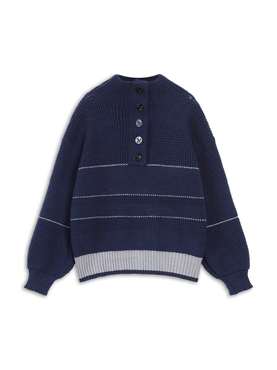 Pull col montant blanc légèreté